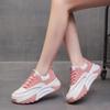 INS Trendy  Spring New Casual Daddy Shoes Women's All-Match Sneaker Platform Hidden Heel Lace-up Women's Shoes
