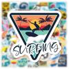 50Pcs Surf Stickers for Teens Girls Surfing Laptop Stickers for Water Bottles Surfboard Waterproof Vinyl Stickers Surfer Stickers Pack