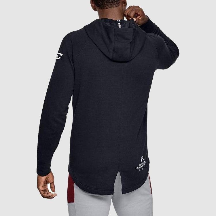 Under Armour Sc30 Warm Up с капюшоном на молнии во всю длину, мужская спортивная одежда Halo-Gray 1351317-014