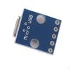 10pcs/pack Female Micro USB To DIP Adapter Converter - PCB Breakout Board Module with 5 Pins