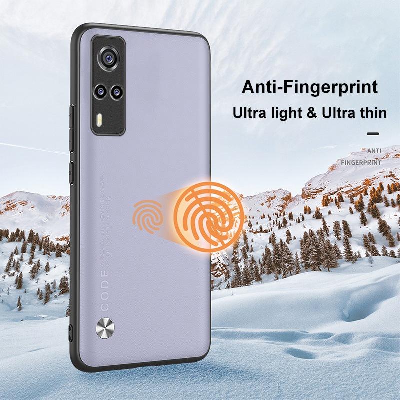 Роскошный чехол для телефона из искусственной кожи для Vivo Y31 Y51 Y53S Y72, силиконовый тонкий чехол для Vivo Y21 Y21S Y33S Y20 Y20S Y11S Y12S Coque