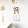 Fun-kg66 Cartoon Giraffe Switch Paste Children's Bedroom Home Beautification Wall Stickers Self-adhesive