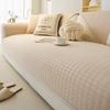 Cream Wind Advanced Straight Row Sofa Cushion New Four-Season Universal Fixed Non-Slip Backrest Cushion Cover Cloth Towel