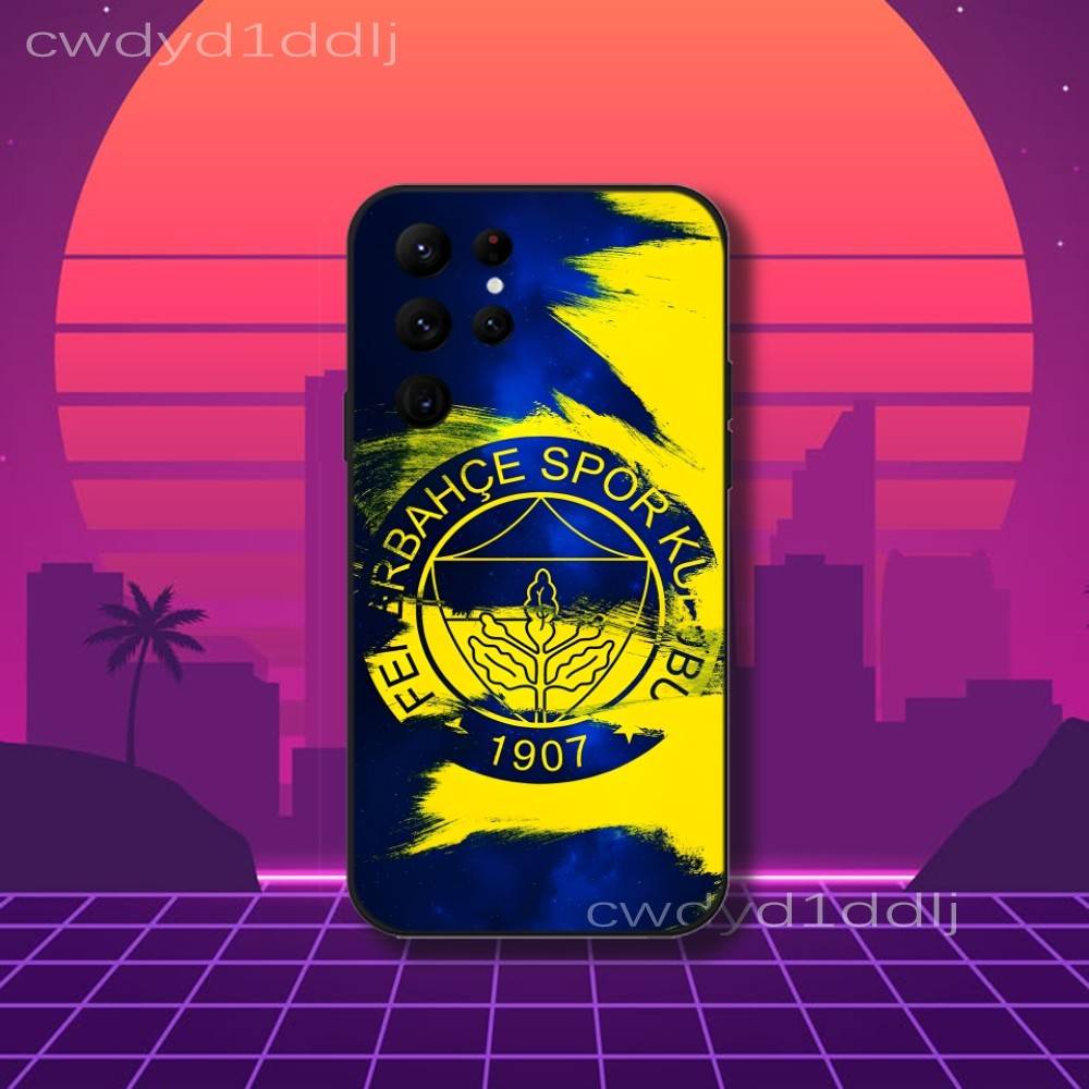 Турция F-F Фенербахче-с ФК Чехол для телефона для Samsung S10,S21,FE,S21 ,S26,S25,S24,S23,Ultra,S9,S22,Plus Черный Ударопрочный ТПУ