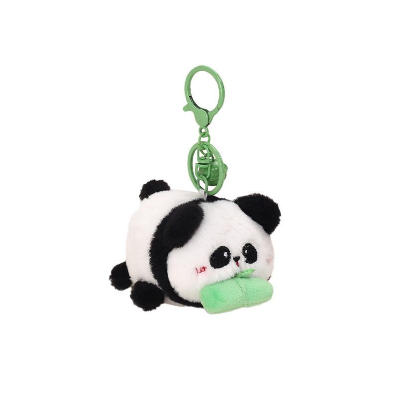Adorable Plush Panda Keychain Accessory For Cute Bag Charm And Gift Idea