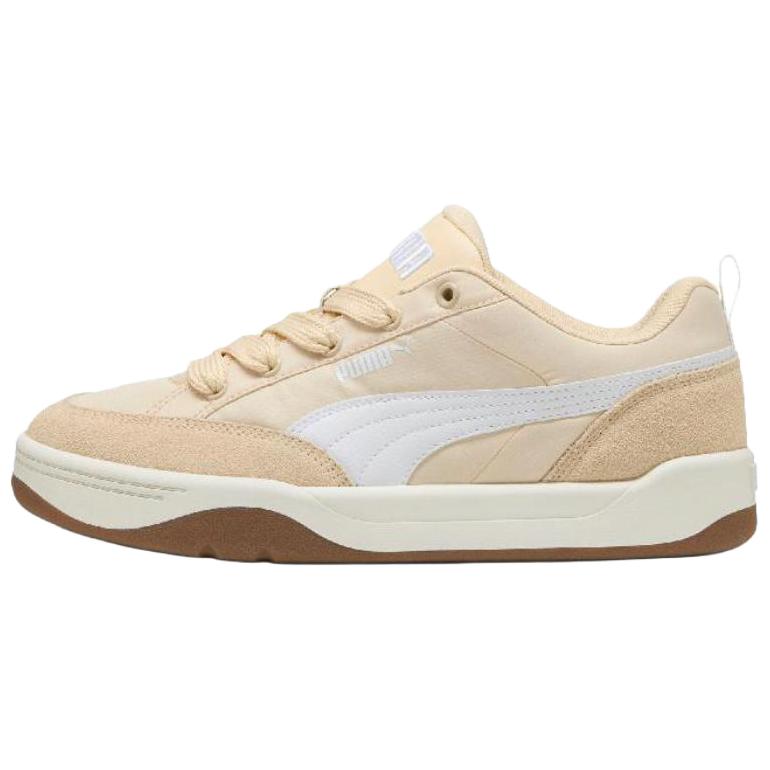 Puma Park Lifestyle Street Comfortable Versatile Shock Absorbing Lightweight Low Top Skate Shoes Unisex Sneakers Beige 397495-10