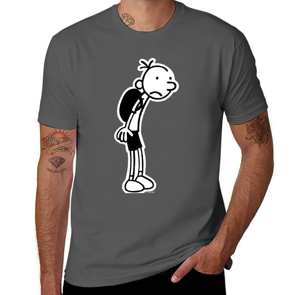 Из Kid Wimpy рубашка A для футболки хлопок т Дневник Дизайн мужская футболка мужчина