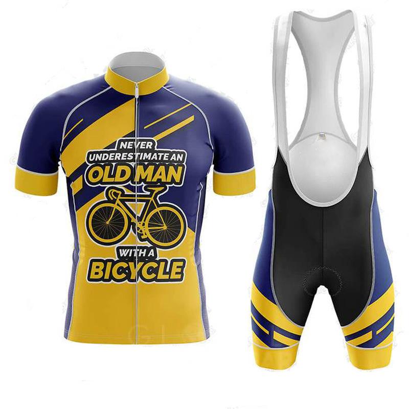 Cycling clothes short sleeve suits and cycling pants for outdoor riding