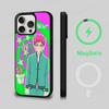 Чехол для телефона Saiki Kusuo No Psi Nan Магнитный чехол для iPhone 16 14 13 12 11 15 Pro Max Plus Для Magsafe Беспроводная зарядка Чехол