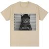 Camiseta divertida para mujeres con estampado de gato popular camiseta creativa retro genial