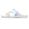 Swiftwater Crocs Casual Multi Color Tie Dye Sandals 'White' Women's