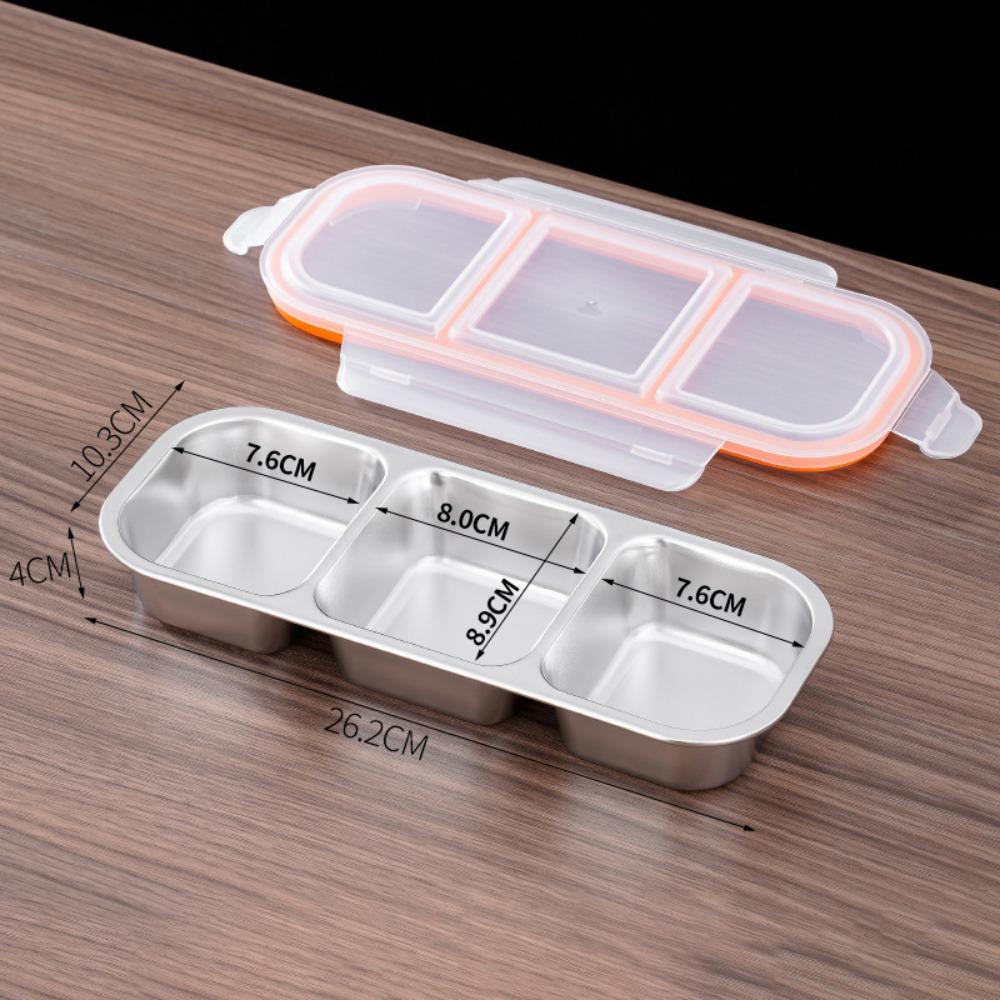 Leak-proof Food Storage Container 2/3 Grids Fruit Food Fresh Box  Kids Gift