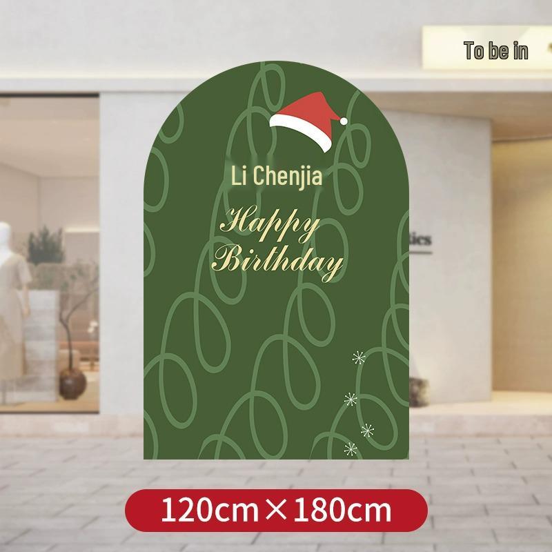 Праздничная рождественская композиция: Декор мероприятия в торговом центре с использованием шарового искусства и задника