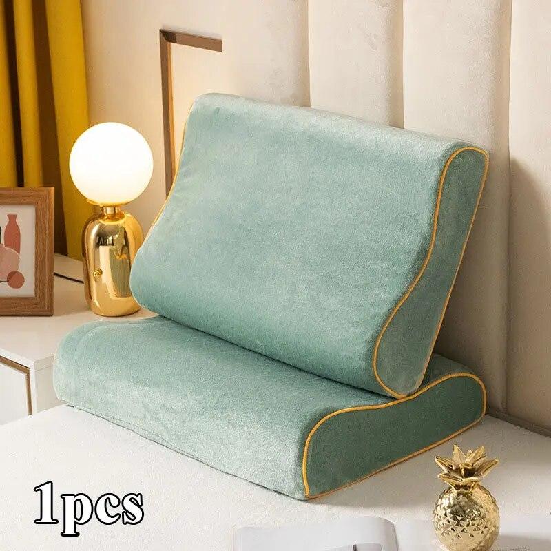 Однотонное постельное белье, мягкая наволочка, наволочка, минималистский стиль, наволочка из хлопкового латекса