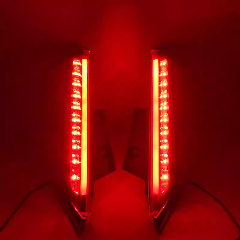 Qashqai 2014-2023 Светодиодные задние стойки с последовательными поворотниками и стоп-сигналами бампера