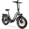 TTGO F6 Folding Electric Bike 20'' Fat Tire City Ebike 250W 45N.M Motor, 25Ah Battery