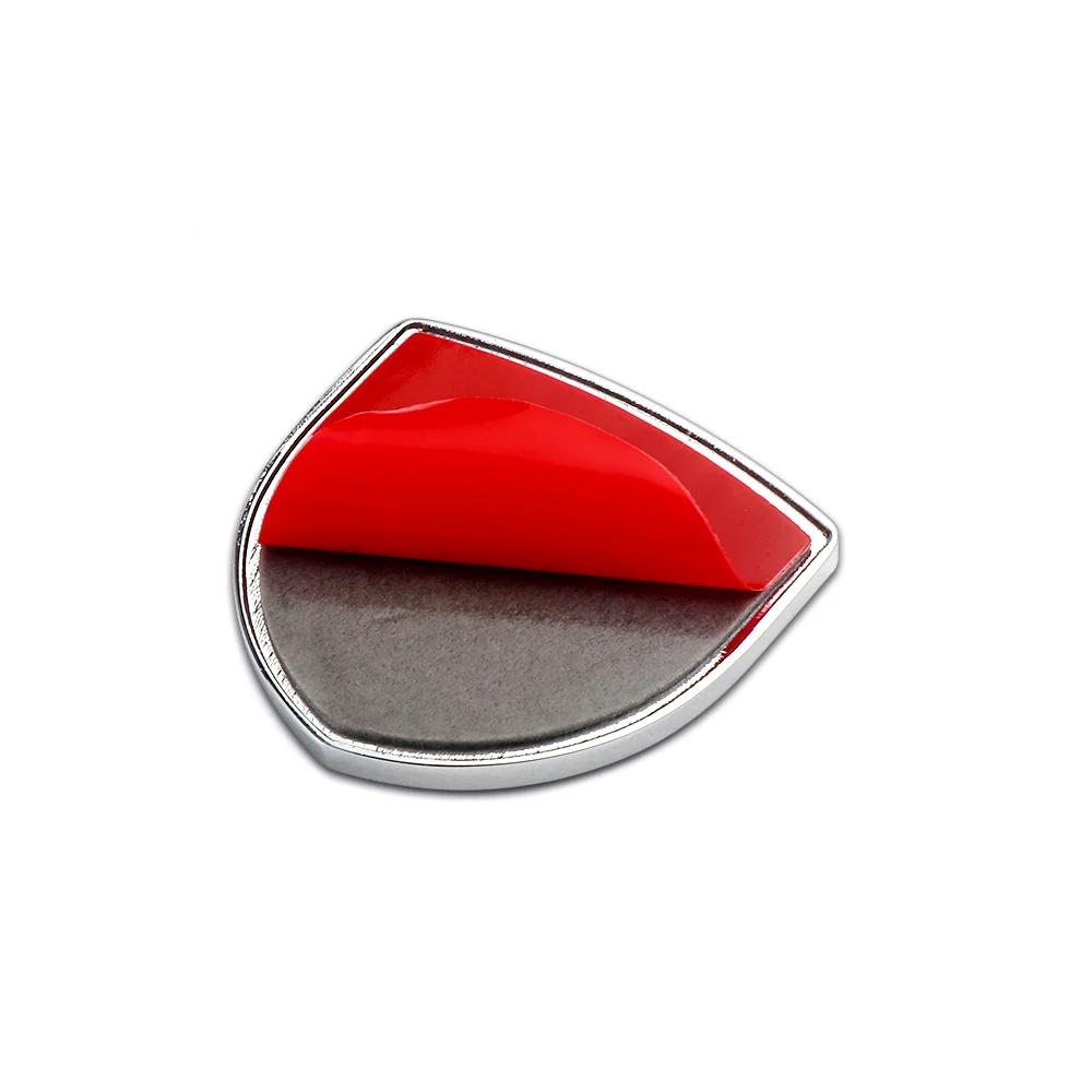 3D Metal Car Fender Emblem Shield Sticker for Mitsubishi ASX Lancer 10 Outlander L200 Xpander Exterior Accessories