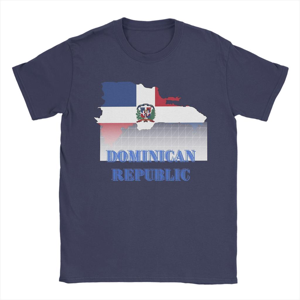 Vintage T Shirt Summer Dominican Republic Trending T Shirts  Cotton Tee Shirt for Couple Y2K Funny Wholesale Short Sleeve Tees