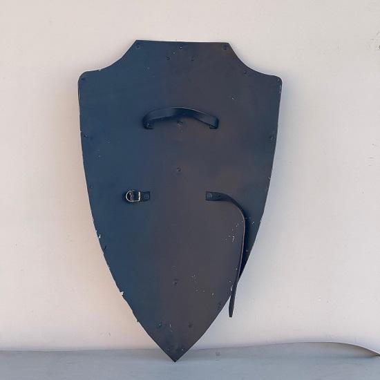 Средневековый черный крест тамплиера металлический щит щит для ЛАРП косплея дисплейный щит костюм на Хэллоуин