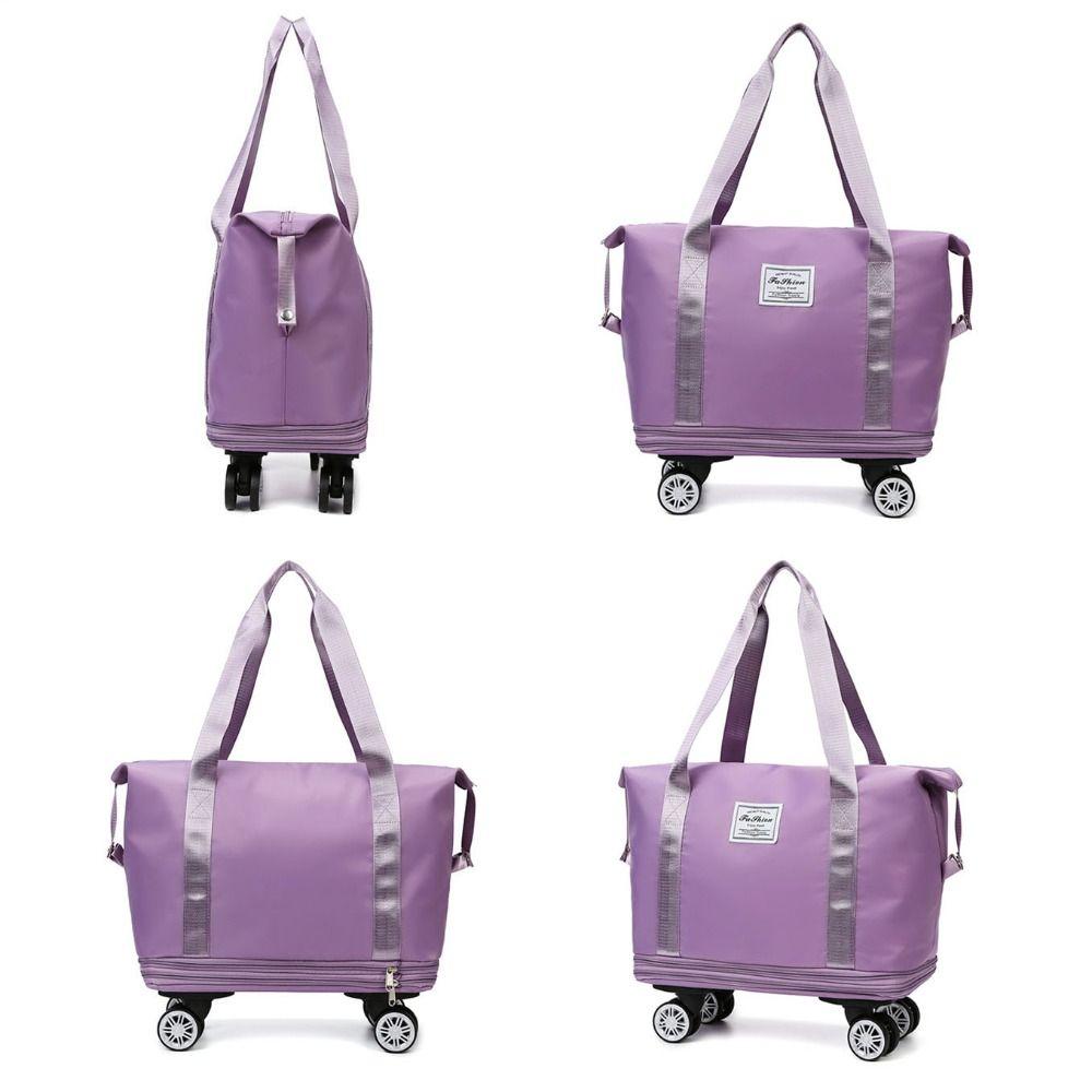 Складная дорожная сумка-тоут из ткани Оксфорд, спортивная сумка для хранения багажа, сумка для спортзала на колесах, для работы