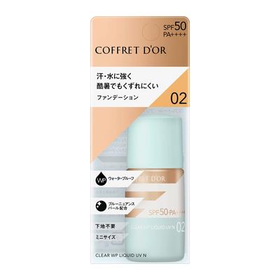 Coffret Clear WP Liquid UVn 02 Foundation Standard Skin Color d'Or SPF50 PA++++