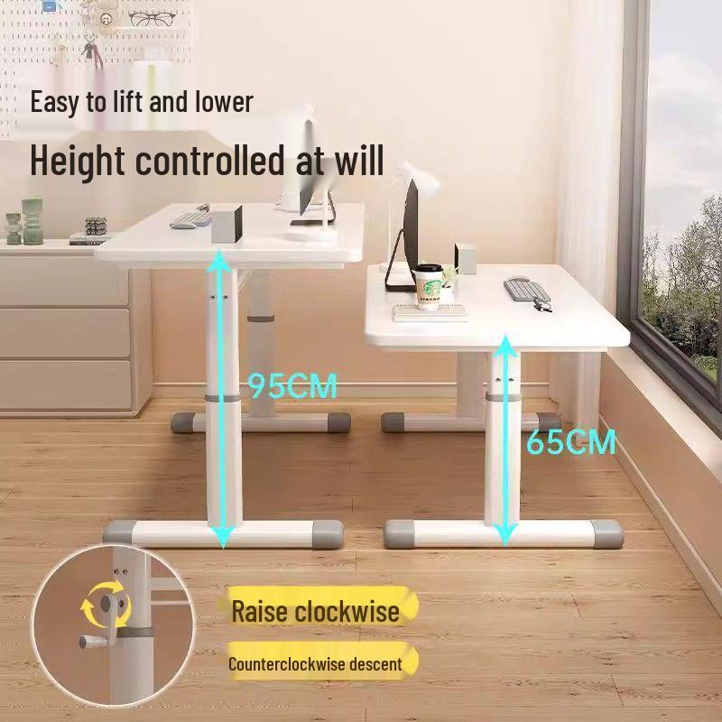 Adjustable Desk Set: Office Workstation, Home Study Desk & Chair