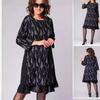 2023 Women's Plus Size Three-Quarter Sleeve Dress