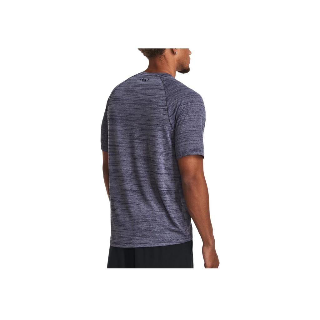 Under Armour Мужская футболка с коротким рукавом и круглым вырезом Ua Tech™ 2.0 Tiger Logo Print, свитер, синий цвет 1377843-410