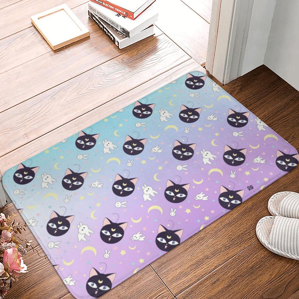 Anime Sailors Moons Doormat Anti-Slip Entrance Bathroom Kitchen Floor Door Mat  Garage Rug Carpet Footpad