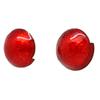 [Q8766] - Red 'Nora' Designer Earrings - 15 Mm