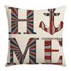 New Independence Day Pillow Text Printed Cushion Cushion Linen Pillow Case Home Decoration