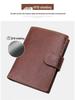 Men's Genuine Leather RFID Tri-Fold Wallet & Card Holder