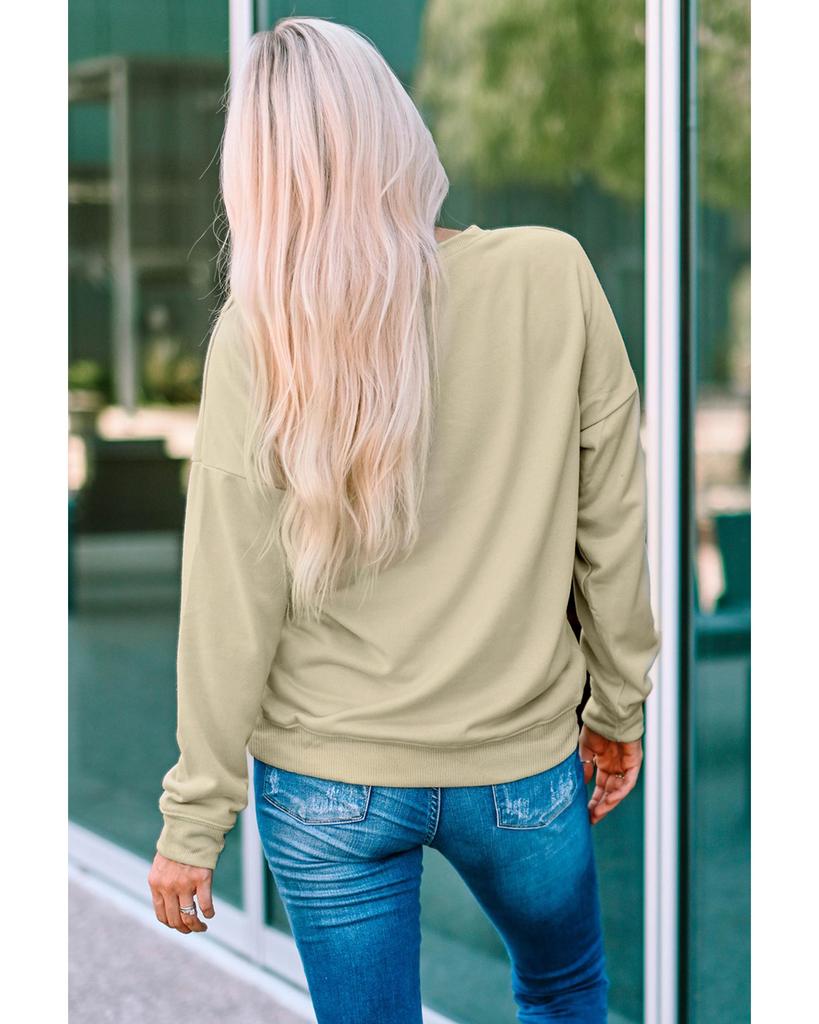 Azura Exchange Толстовка с длинным рукавом с леопардовым принтом