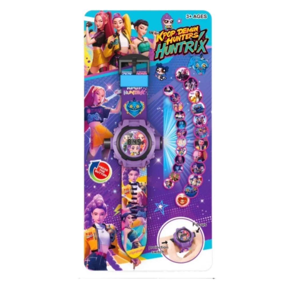 New Witch Hunter Projection Watch 24 Images Children's Electronic Luminous Toy Lumizzo Emira