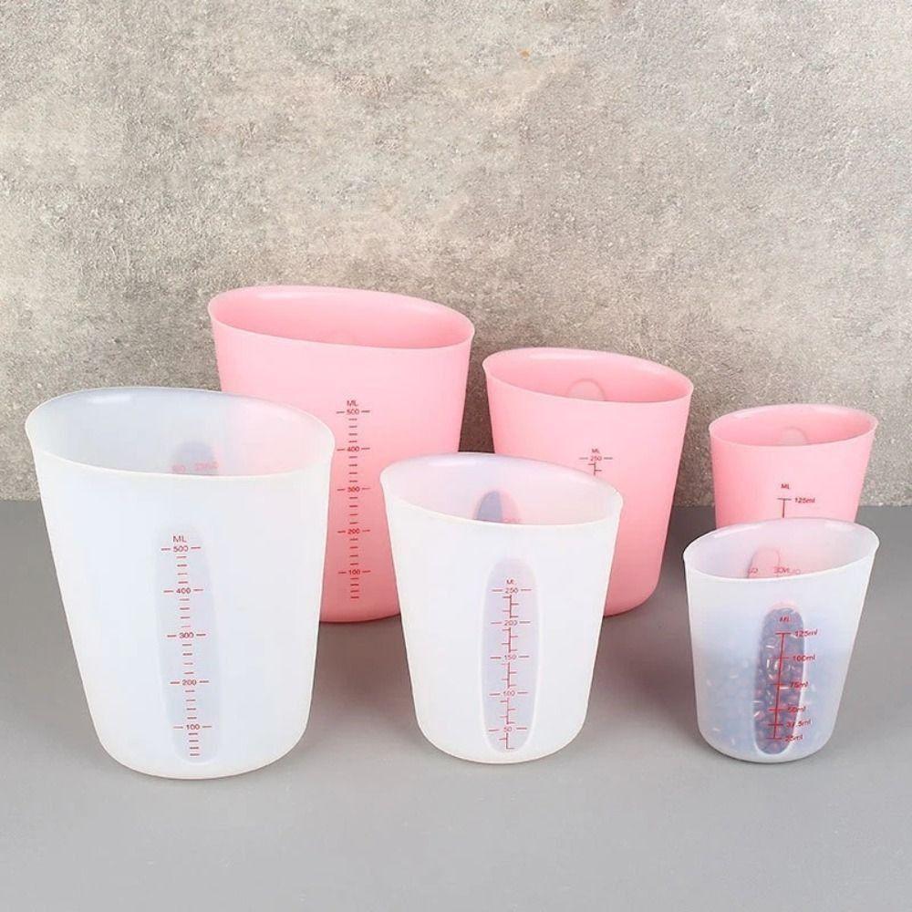 Scale Graduated Cup Silicone Milk Cup Mixing Cup Tools Measuring Cup  Jewelry Making