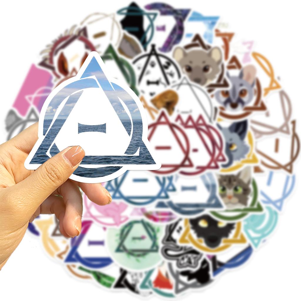 50 Cartoon Therian Graffiti Stickers Guitar Notebook Suitcase DIY Waterproof Stickers