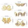 Invisible Butterfly Button Adjuster Rabbit Pants Tightener Fashion Waist Buckle  Party