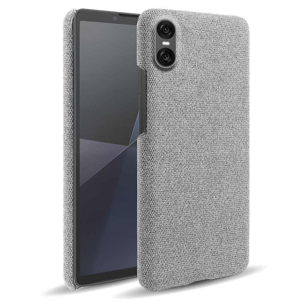 For Sony Xperia 10 VII Phone Case Cloth Texture Anti-Scratch Protective PC Back Cover