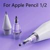 Наконечники для Apple Pencil Pro 1/2 поколения, сменные наконечники 'Кристалл-бриллиант' 4B 2B HB для iPad Pencil 2 1, износостойкие наконечники для стилуса
