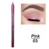 Waterproof Eyeliner Pencil Long Lasting Pigment Brown Black Glitter Eyeiner Pen for Women Fashion Color Eyes Make Up Cosmetics Blooming Eyeliner
