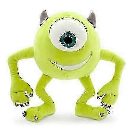 Disney Store Mike Small Soft Plush Toy, Monsters, Inc, 27cm/10, Cuddly Creature Made With Soft-feel Fabric With Large Embroidered Eye And 3d Horn, Sui