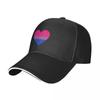Bisexual Flag Heart Cap Baseball Cap Horse Hat Sun Hats for Women Unisex's