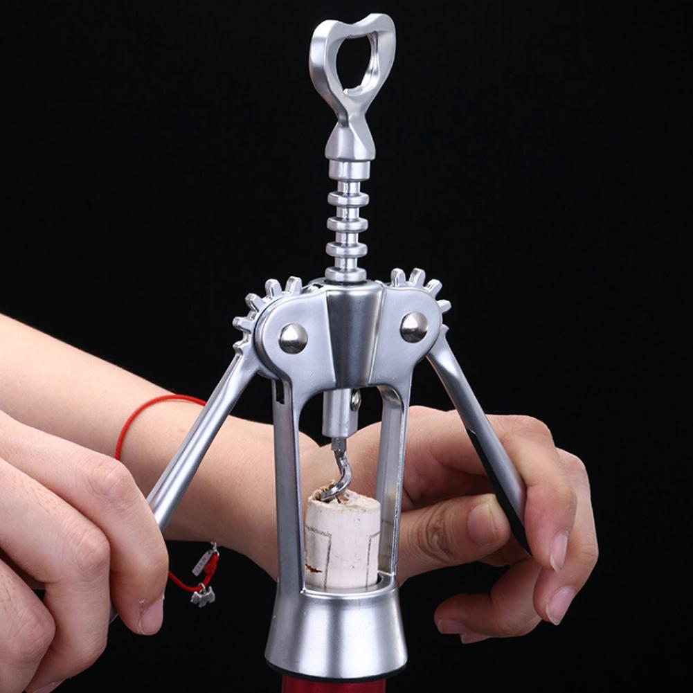 Многофункциональный цинковый сплав Открывалка для бутылок красного вина и пива Штопор Пробка Извлекатель Удалитель Домашний барный инструмент