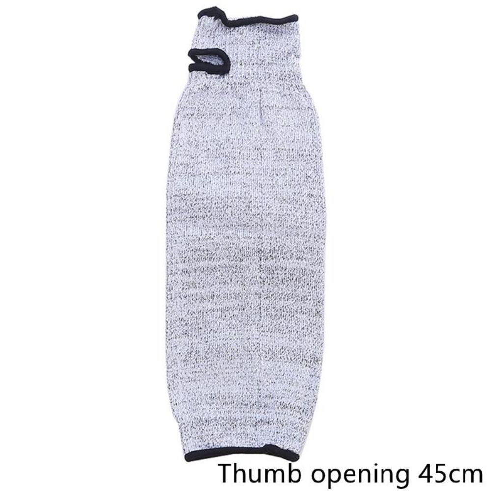 Перчатки HPPE с защитой от порезов 45 см, Защитный рукав для рук от порезов и проколов, Дышащие, с отверстием для большого пальца