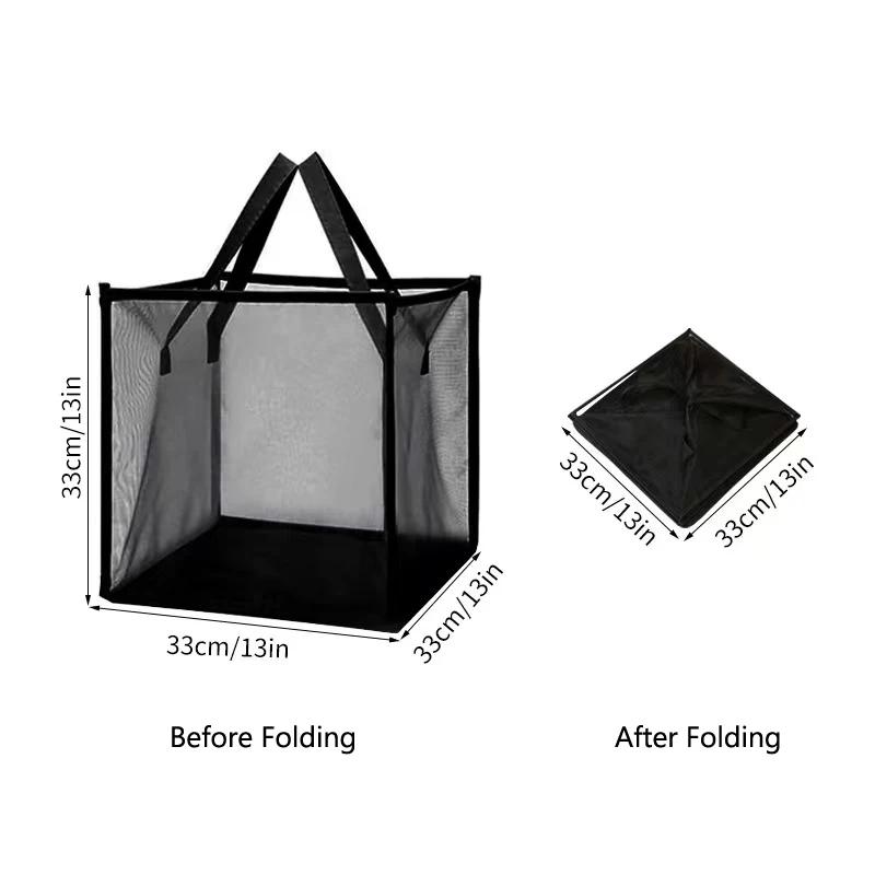 Многофункциональный органайзер большой вместимости, складная корзина для белья, дышащие сетчатые корзины для грязной одежды для путешествий и дома