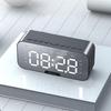 Многофункциональные Будильники Двойные Будильники Беспроводной Bluetooth Высококачественный Звук Портативная Умная Колонка Настольный Дисплей FM-Радио