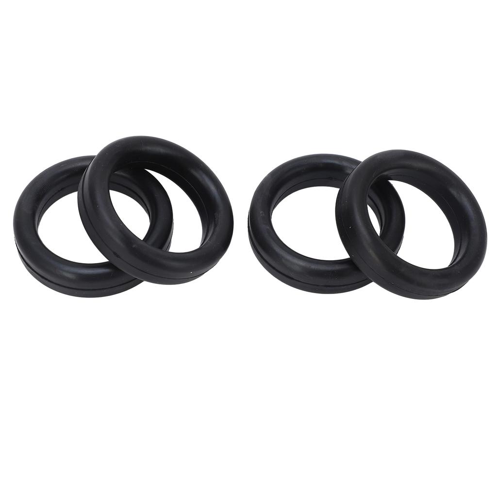 4Pcs 2inch O Ring BR554 Exhaust Hanger Black Noise Reduction Long Lasting Exhaust Hanger O Ring for Vehicles