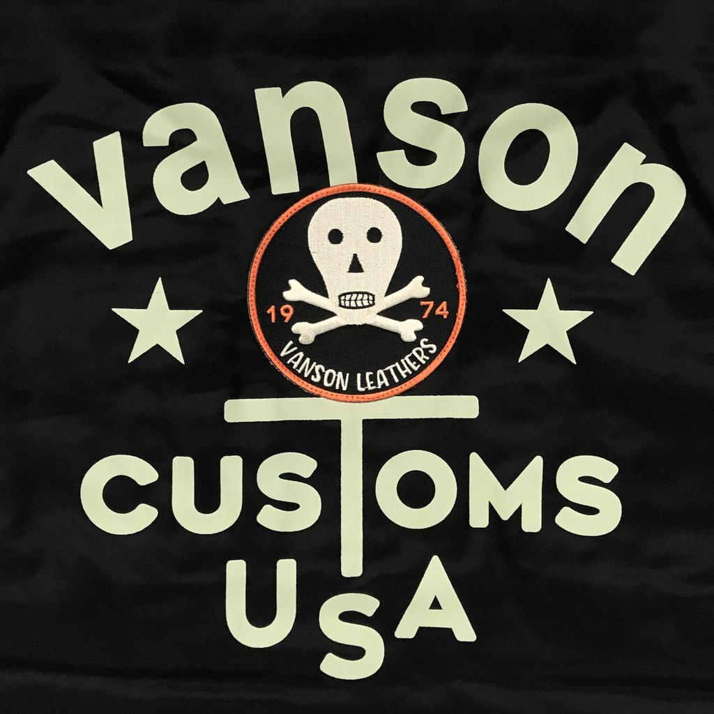 Куртка гоночная нейлоновая CUSTOMS [Banson] -884V343- (JP, Алфавит, XL, Черный)