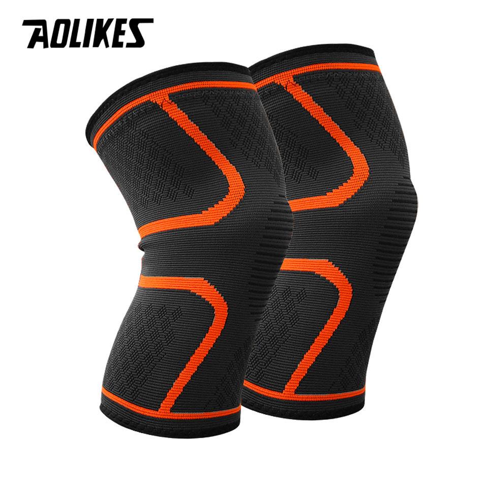 Aolikes 1 пара наколенников, подходящих для боли в коленях, компрессионный рукав для колена, идеально подходит как для мужчин, так и для женщин, поддержка колена, подходит для мениска