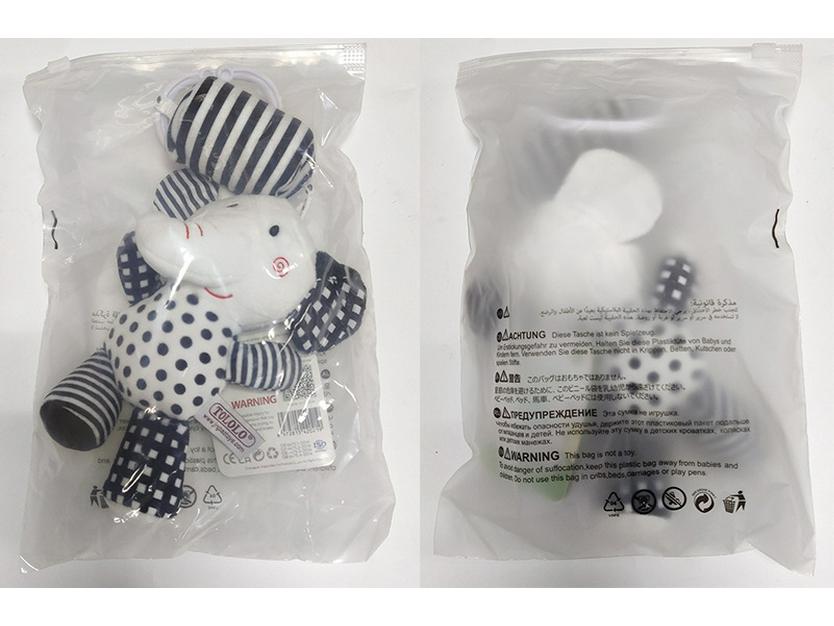 TOLOLO Детский мультяшный мобиль с животными, черно-белый